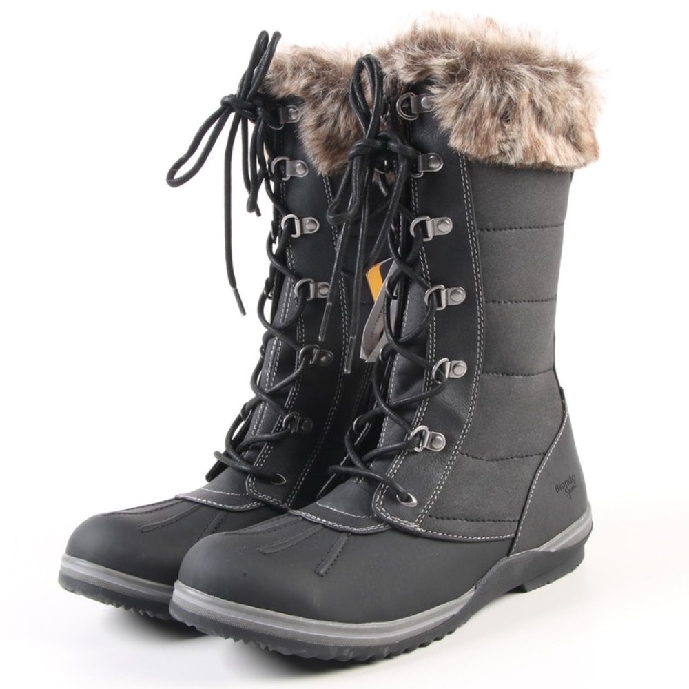 NWOT Blondo Sophia Faux Fur Trim Waterproof Bootie